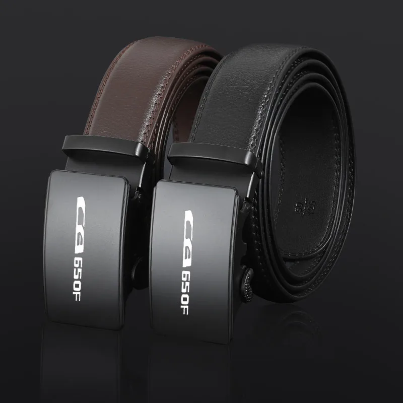 Canvas men's belt fashion black nylon outdoor metal automatic buckle For Honda CBR650R CB650R Accessories