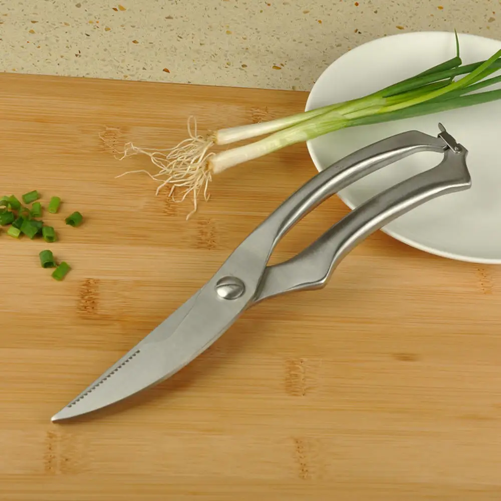 

Vegetable Duck Shears Tools Chicken StainlessSteel Scissors Cooking Multifunctional Cutter Fish Cutting Onion Kitchen Knife
