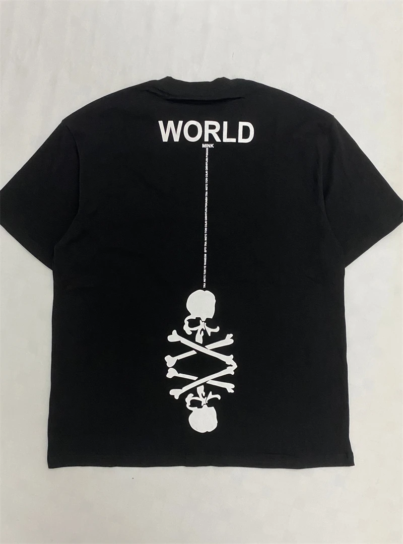 

Мужская и женская футболка с принтом в виде черепа