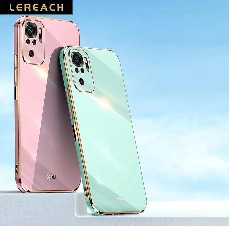 

Lereach Case for Redmi Note 11 Pro 5G 11s 11e Pro Electroplated Soft Straight Side Phone for Xiaomi Redmi Note 10 Pro Max 10t 4G
