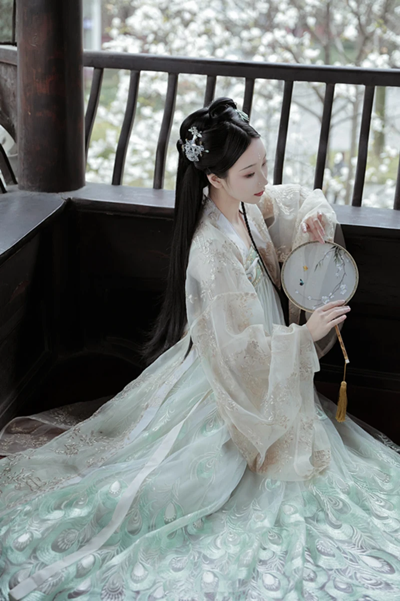 

Hanfu Undershirt Skirt Spring Chinese Style Costume Fairy Skirt Elegant Hanfu Women 's Full-chested Undershirt Skirt Daily 2022