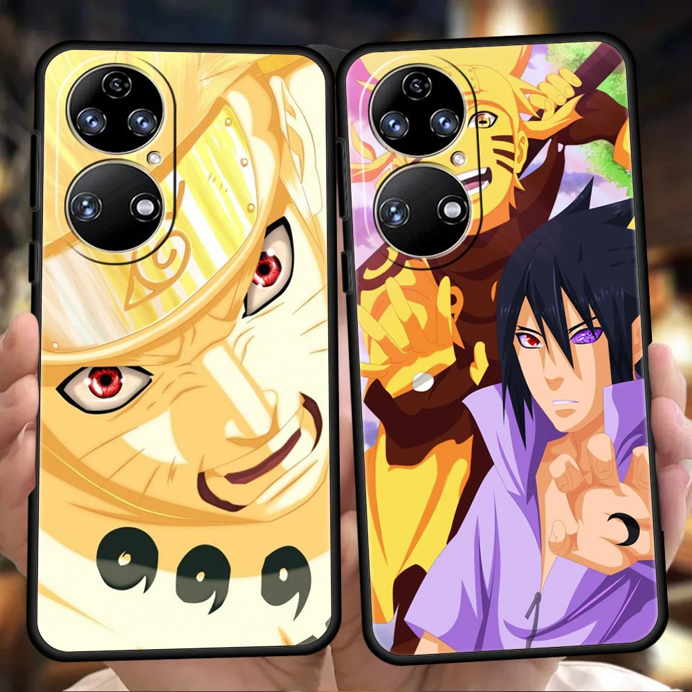 

NARUTO Soft Cover For Huawei P50 P40 P30 P20 Pro P Smart Z Y6 Y7 Y9 Y7A Y6P Y9S 2019 P40 Lite E Case Shockproof Shell Fundas TPU