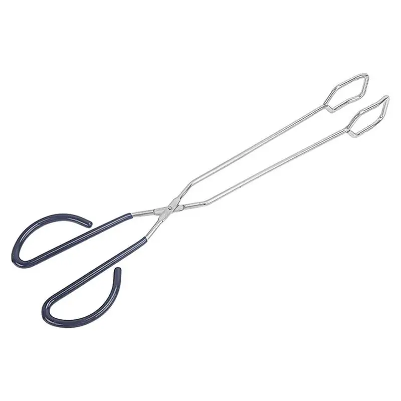 

Convenient BBQ Tools Stainless Steel Scissors Type Grilled Food Clip Barbecue Accessories Portable Tongs Outdoor Gadget