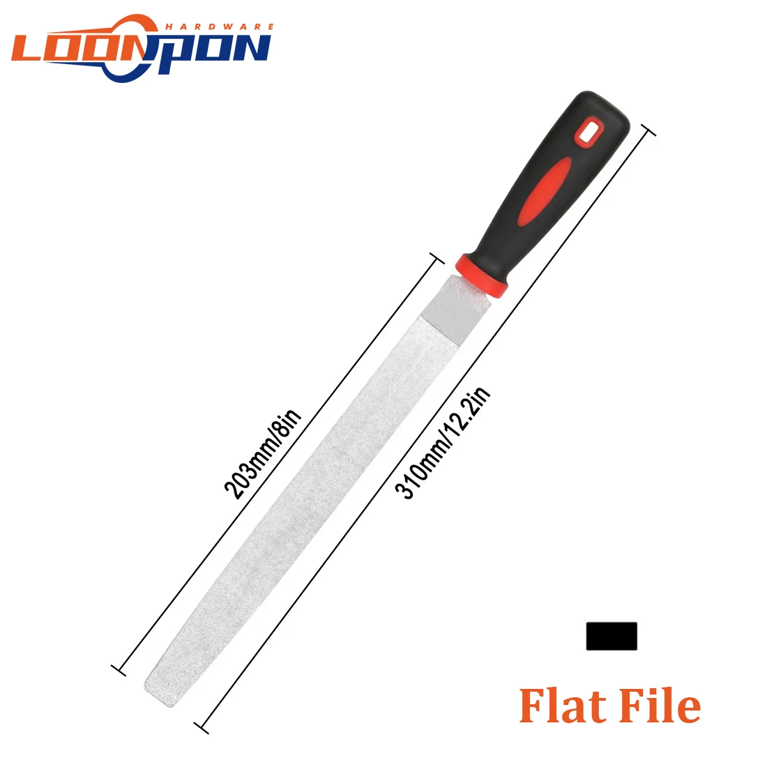 

Loonpon Алмазный напильник 8 дюймов 120 зернистости