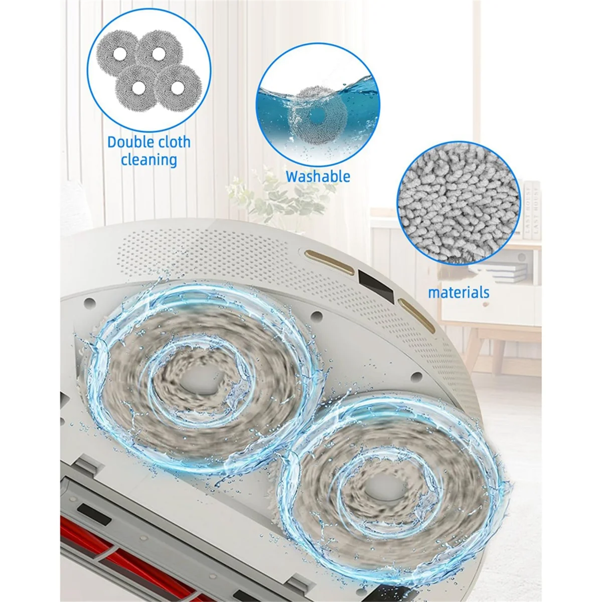 Для Roborock Q Revo PRO/Q S/Q MaxV Детали робота-пылесоса Основная боковая щетка Hepa-фильтр