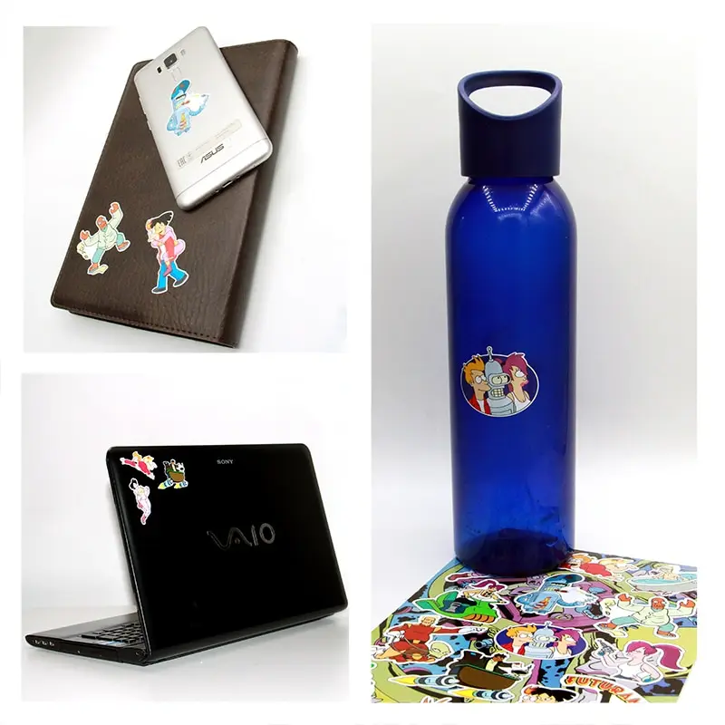 Наклейки Geekroom Футурама для детей клейкие самоклеющиеся виниловые стикеры