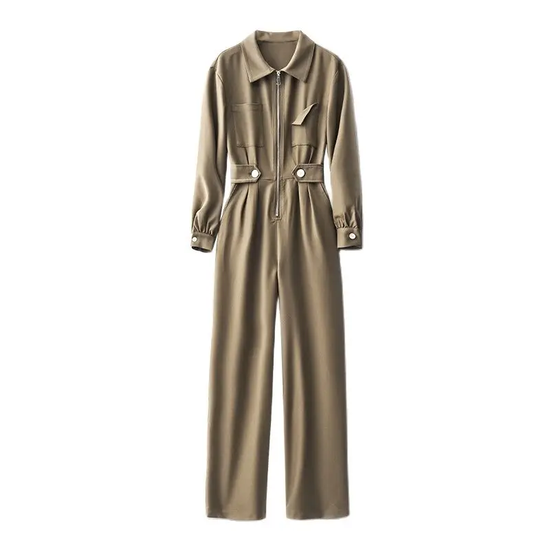 Комбинезон женский в стиле сафари модная уличная одежда из 2022 полиэстера