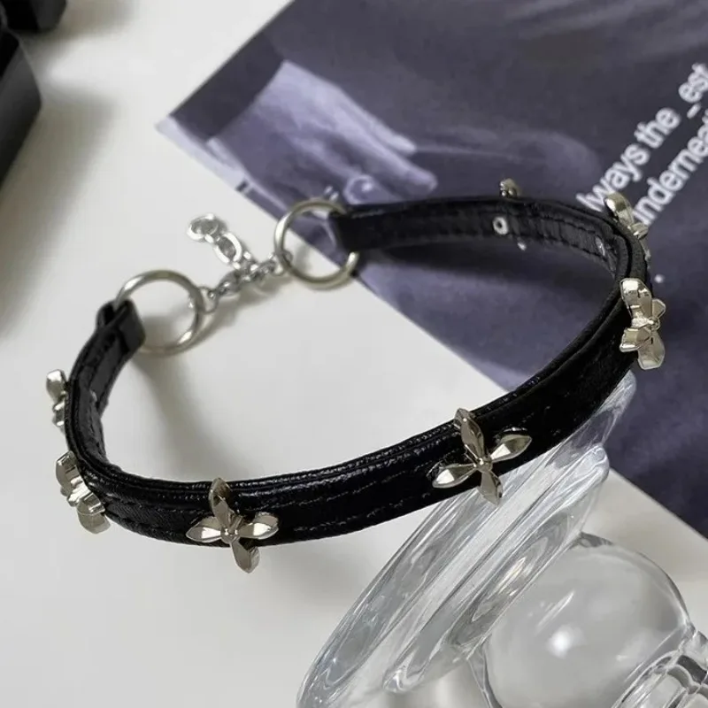 Женское ожерелье с крестом в стиле панк Y2K