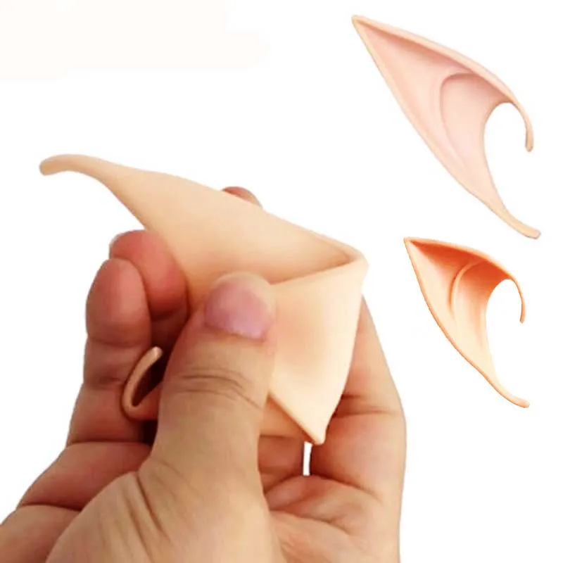 Эльфийские уши латексный праздничный костюм для косплея аксессуары Хэллоуина и