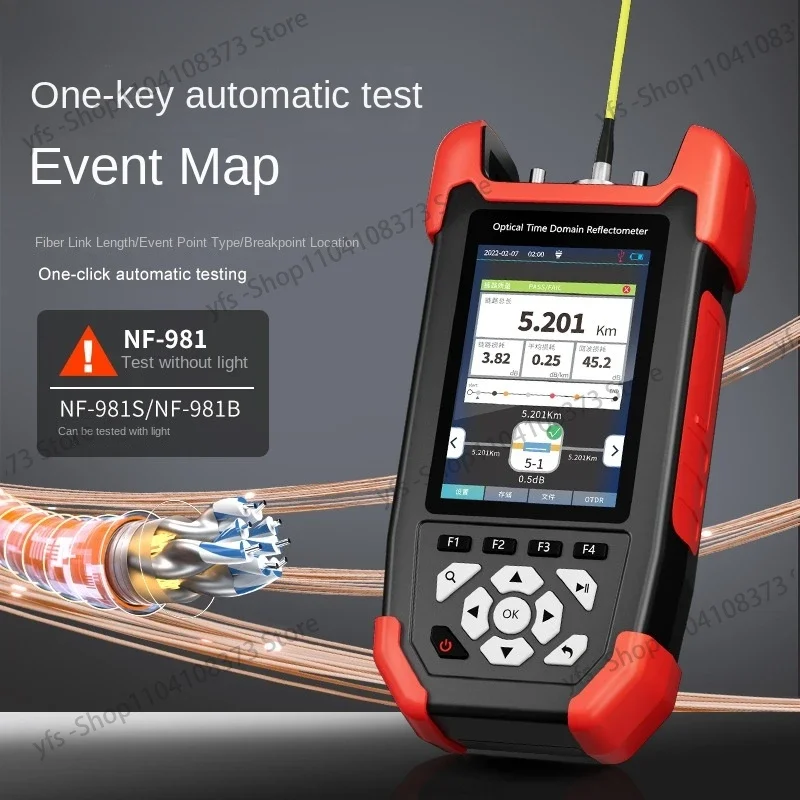 NF-981 Оптический рефлектометр во временной области Тестер оптического волокна