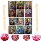 2022 алмазная живопись сделай сам, вышивка крестиком, религия, икона, кристалл, Алмазная мозаика в подарок, настоящая религиозная Алмазная вышивка Стразы