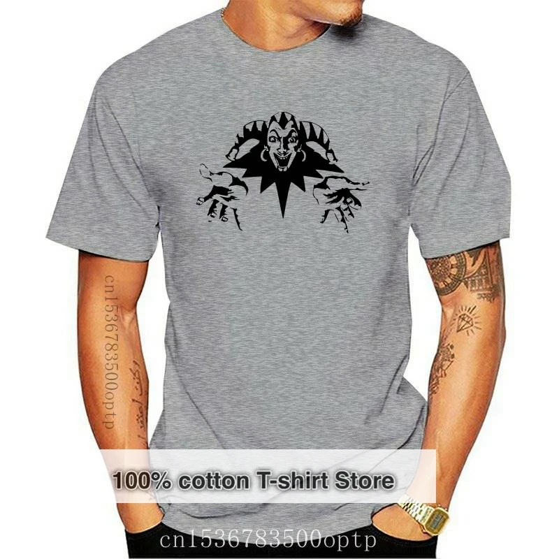 

Новинка, футболки King and Jester из 100% хлопка, русская ужасная футболка в стиле панк-группы Korol i Shut, Мужская футболка, хлопковая футболка с коротки...