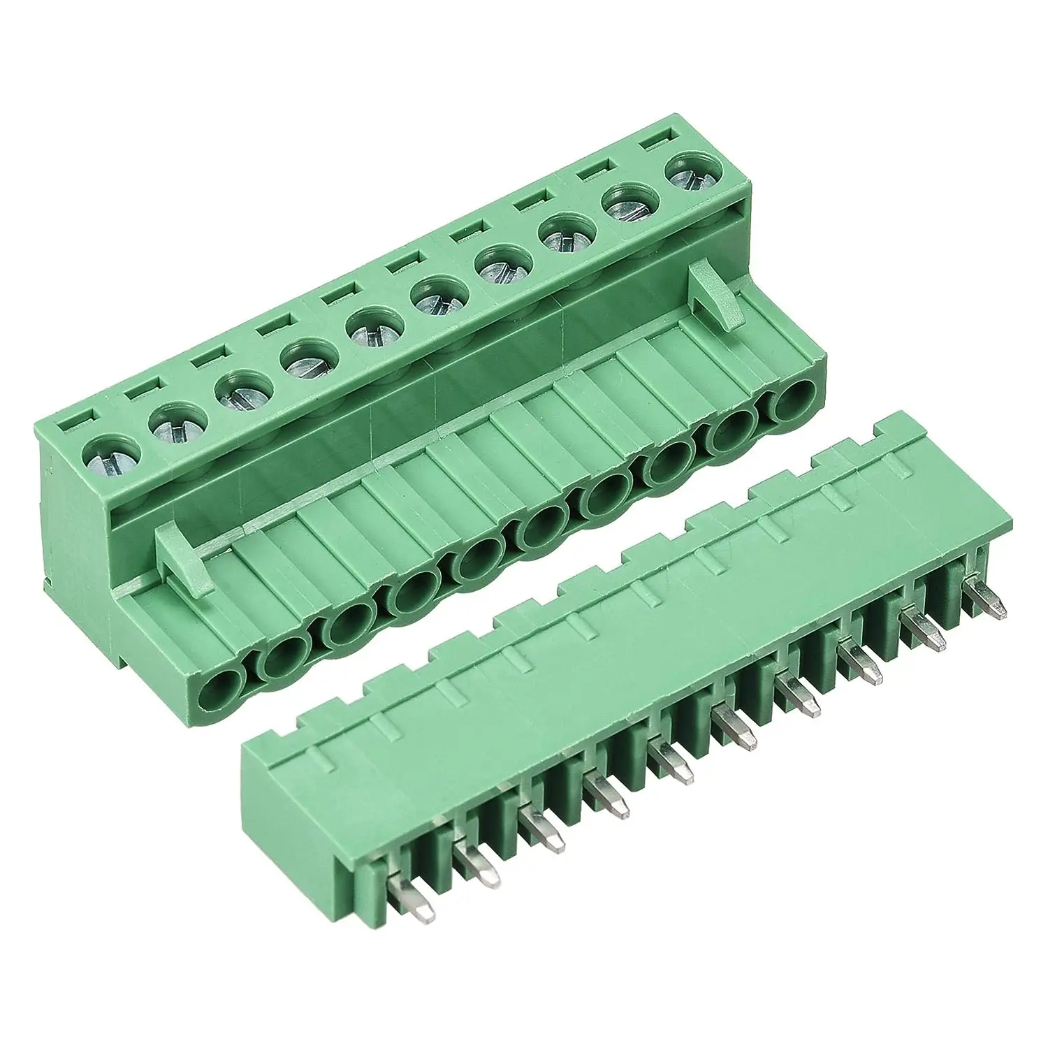 

Kidisoii 10 Pin 5,08 мм Шаг штекер гнездо PCB винтовая Клеммная колодка 10 комплектов