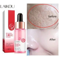 rose moisturizing face serum hyaluronic acid shrink pores anti wrinkle essence fade dark spots brightening skin korean cosmetics