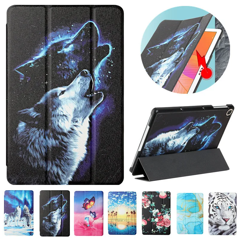Чехол для планшета Huawei Matpad T10s T 10s детский мультяшный Кот волк тигр чехол Matepad T10 10 -