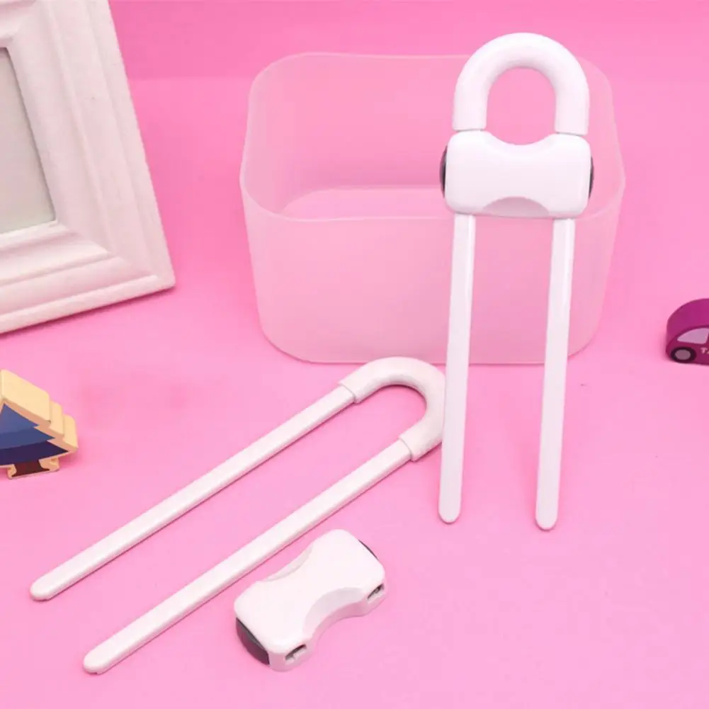 

Child Safety Lock Easy Operation ABS Moisture-proof Baby Drawer Safety Locks Baby Cabinet Lock for Parents