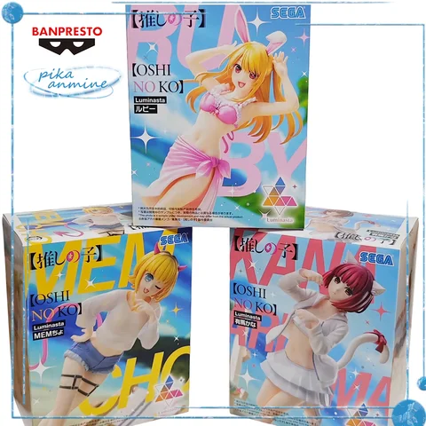 Фигурки SEGA Luminasta Oshi no Ko Ruby Hoshino & MEM & Arima Kana Beach Ver.