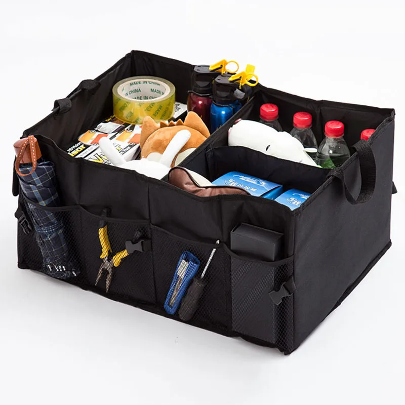 

Car Trunk Organizer Eco-Friendly Super Strong and Durable Collapsible Cargo Storage Box For Auto Trucks SUV Trunk Box