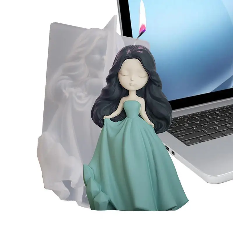 

3D Girl Silicone Mold Little Princess Silicone Soap Molds Soap Molds For Soap Making Silicon Molds For Soaps DIY Craft Handmade