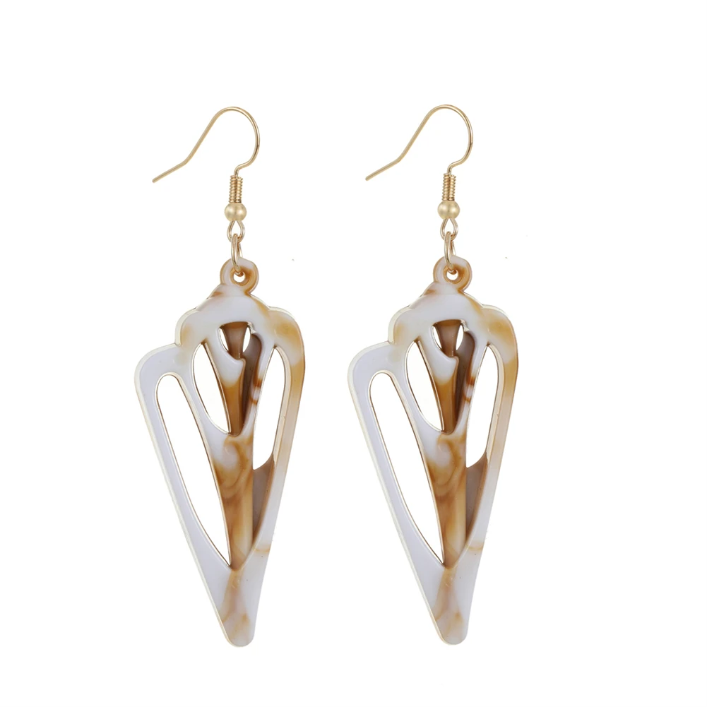 Богемные серьги в виде ракушек классические разнообразные серьги-подвески