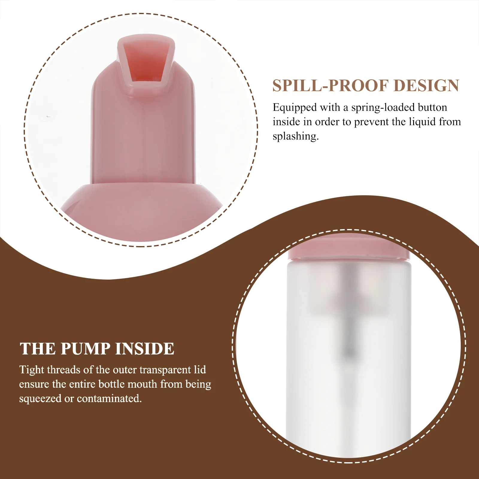 3 шт. пузырьковая бутылка мини-бутылки для пены дорожный шампунь насос ручной