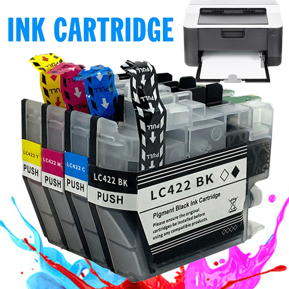 

New Ink Cartridge MFC-J5340DW J5345DW J5740DW For Brother LC422XL Printer Clear Printing with Clear Handwriting Easy to Use