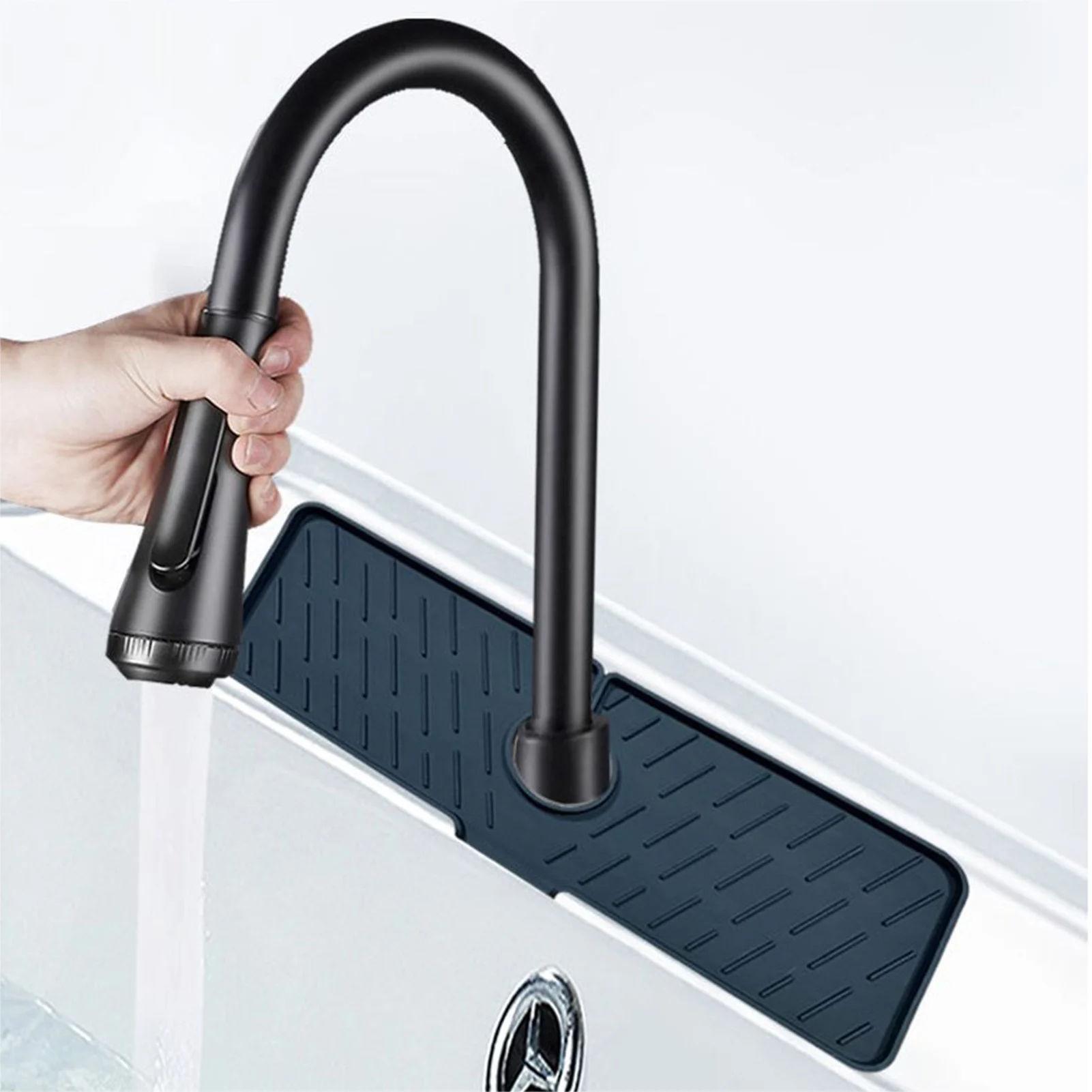 

Силиконовый кухонный коврик для сушки, коврик для сушки, держатель губки для посуды, кухонная раковина, капельный протектор, лотки для ванно...