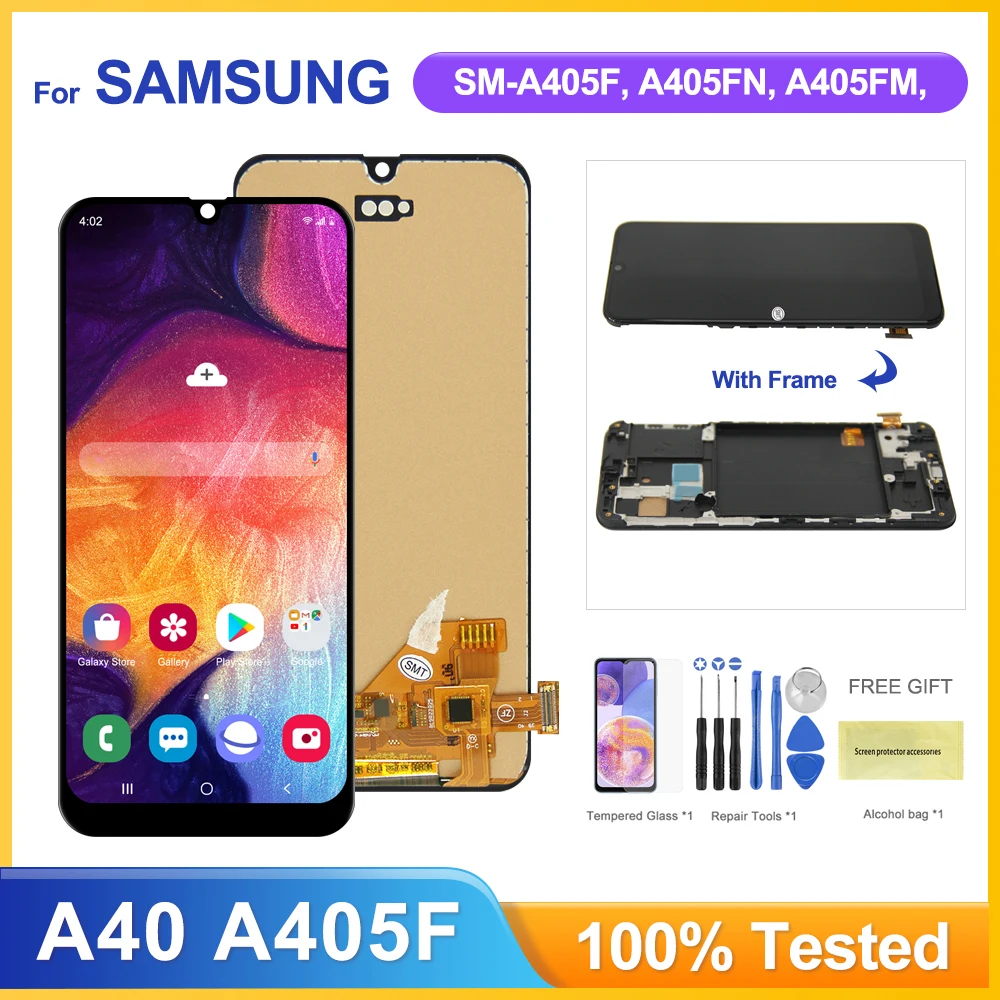 

ЖК-дисплей с рамкой для Samsung Galaxy A40/A405F/A405F/DS/A405FM/DS