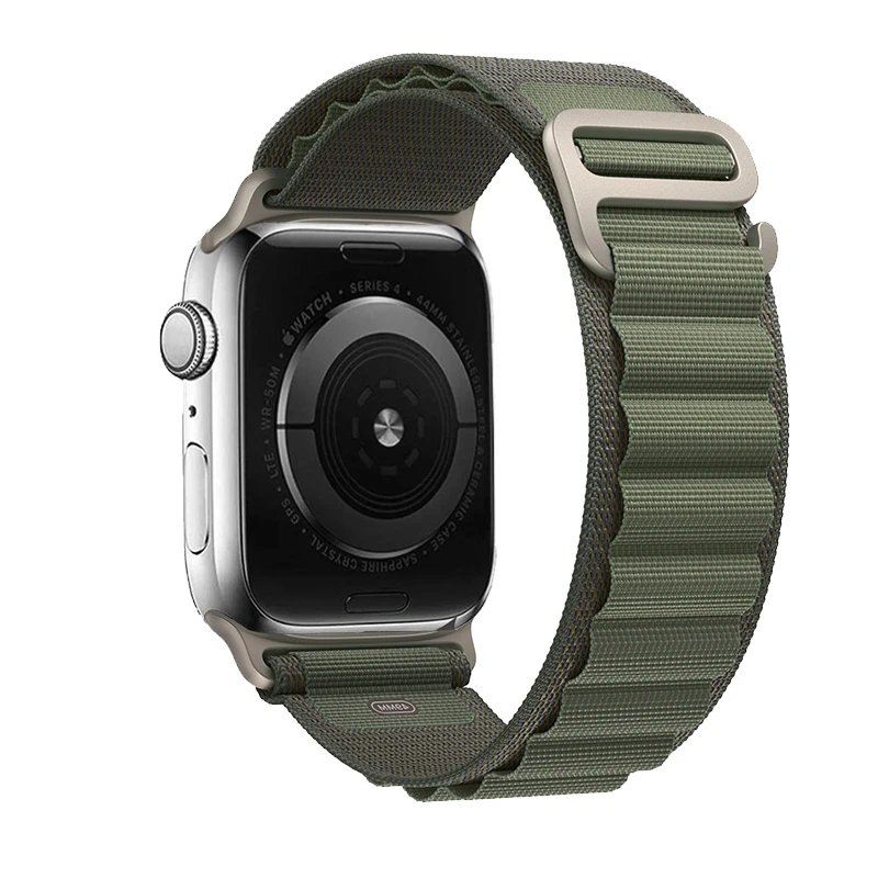 

Ремешок Alpine для Apple watch, нейлоновый браслет для iWatch series Ultra 8 7 6 5 4 3 se, 49 мм 44 мм 40 мм 45 мм 41 мм 42 мм 38 мм