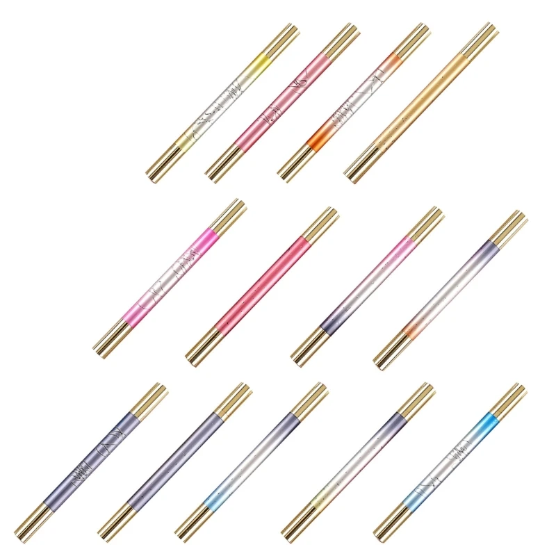 

Metal Gel Inks Pen Dual Head Inkless Pencil Neutral Pen Infinite Pencil For Home