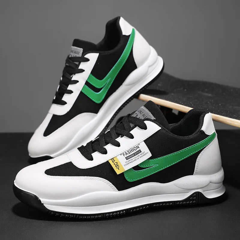 

Men's Shoes Spring Fashion Popular Casual Shoes Breathable Flat Running Sneakers Hiking Outdoor Travel Lace Shoes