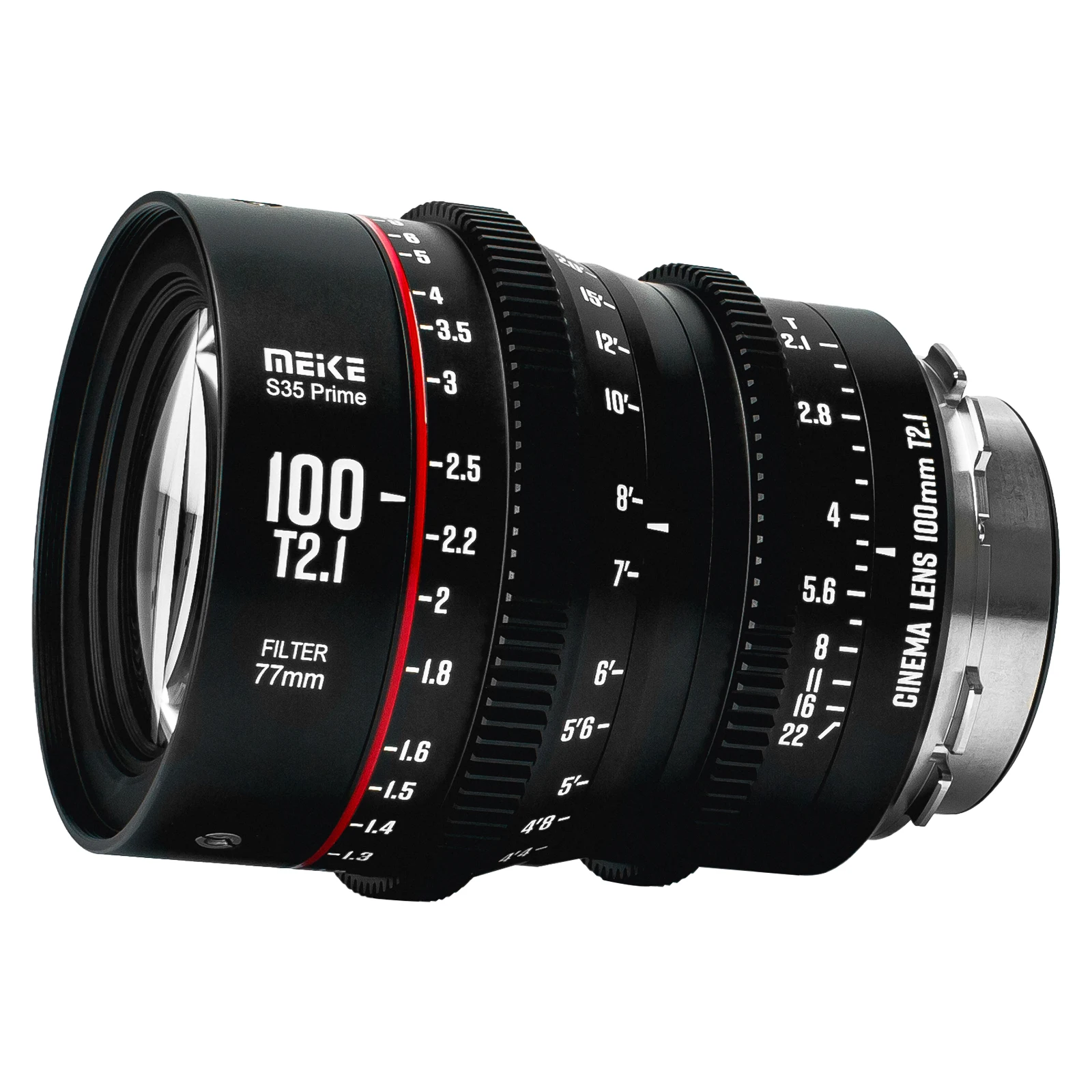 MEKE Meike Prime 100 мм T2.1 Super 35 S35 Frame Cine Lens для камеры PL EF Mount Like RED Komodo BMPCC 6K Pro Z CAM S6