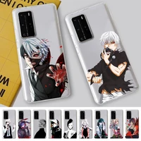 tokyo ghoul phone case for samsung a51 a52 a71 a12 for redmi 7 9 9a for huawei honor8x 10i clear case