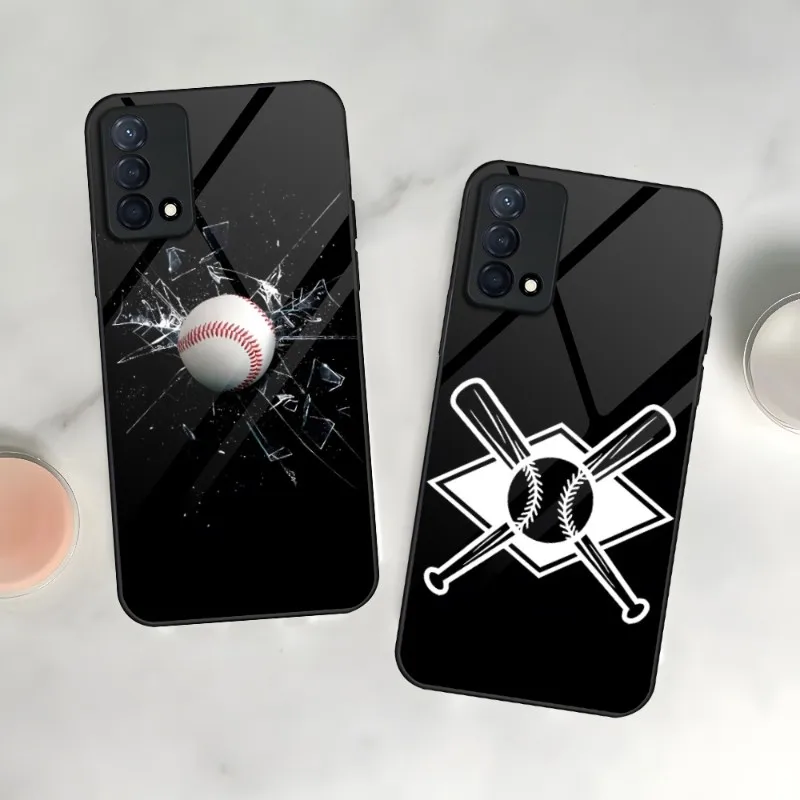 

Бейсбольная версия для Oppo A54 A94 A92 A93 A55 A95 K9 K7 A15 Reno 5 7 6 4 Find X5 X3 X2, закаленное стекло