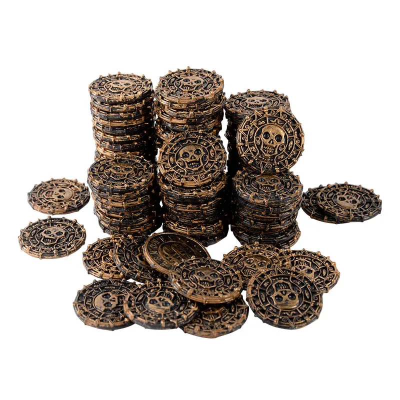 Пластиковые пиратские монеты 10/20 шт