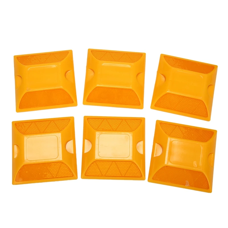 

Road Reflectors 10 Pcs Street Pavement And Asphalt Stud Markers Great For Speed Bumps Sidewalks Pedestrian Crossings