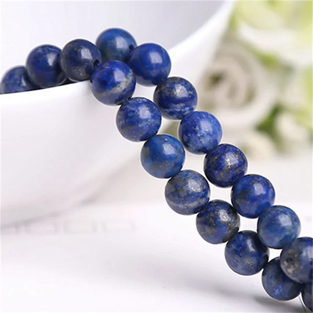 

Lapis Lazuli Beads for Jewelry Making Charm Natural Stone 6-12mm DIY Women Necklace Bracelet Handmade Parts Accessories Beading