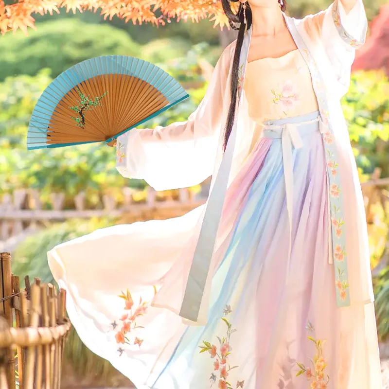 

1 шт., складной цветок из бамбука для косплея