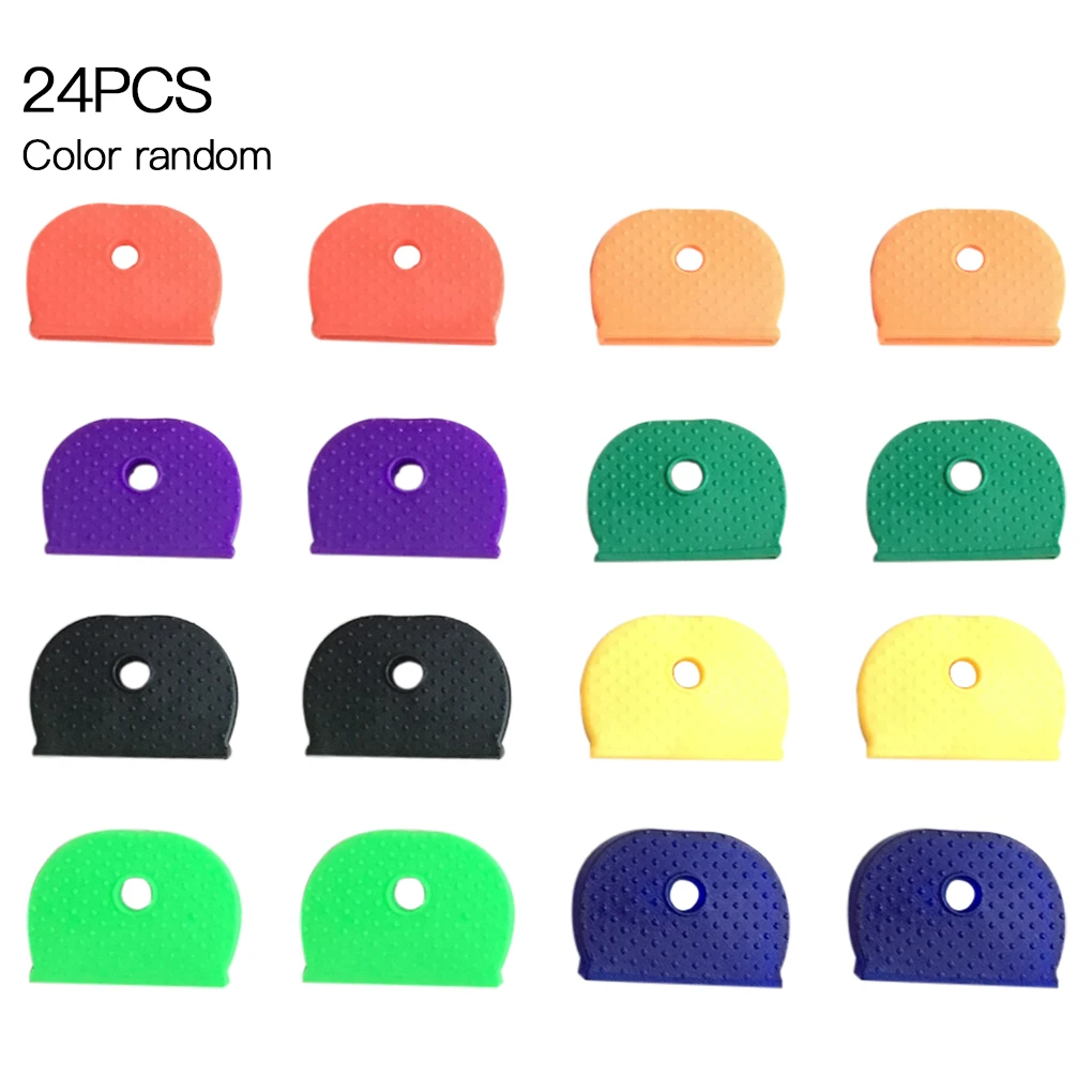 

Universal Key Head Cover Solid Key Shell Key Caps Half Round Key Caps Rubber Key Caps Head Cover Shell Unisex Gift Random Color