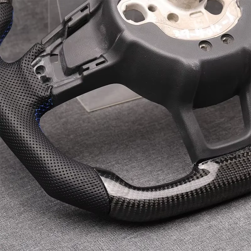 Рулевое колесо из углеродного волокна для VW Golf MK77,5 GTIRGTDGTE, синее 2013-2020 — DSG Paddle с TiguanPassatPolo GTI (art.: 3920ce5ceca1d) - 3920ce5ceca1d