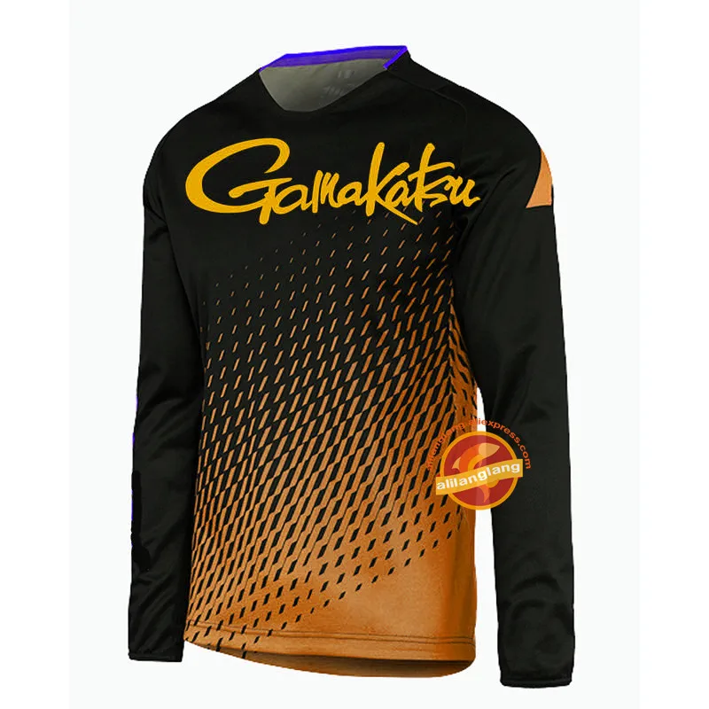 

2021 Summer New Gama Fishing Clothes Long Sleeve Quick Dry Fishing Clothing Anti-UV Sunscreen Fishing Shirt
