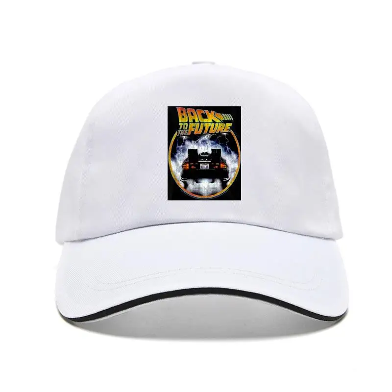 

Back to The Future DMC DeLorean Car Movie Logo Mens Bill Hat Vintage Circle McFly