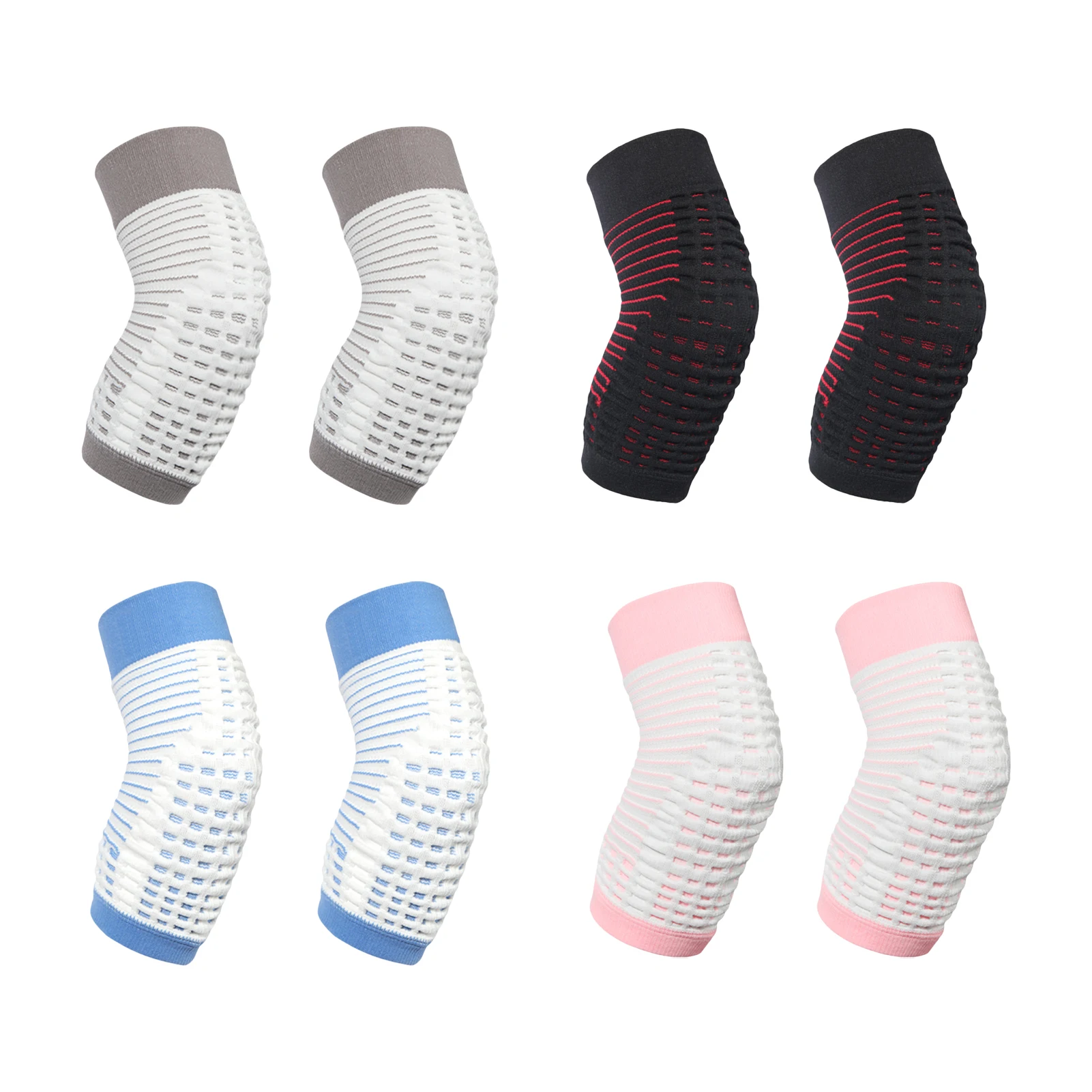

1 Pair Children Fitness Sport Knee Support Brace Breathable Elastic Leg Sleeve For Basketball Football Running Knee Pads