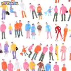 Лидер продаж, модель для людей из АБС-пластика, масштаб 1: 100, разные модели для поездов, парков, уличных пассажиров, 150 шт.