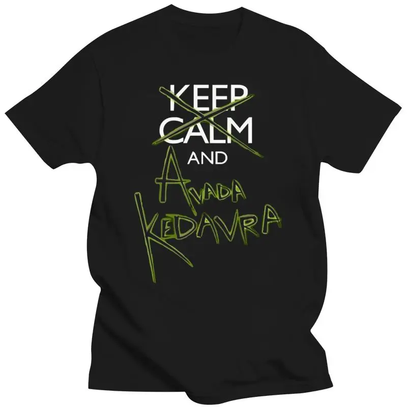 

New Men Keep Calm and Avada Kedavra T-Shirt - Awesome T Shirts Fashion women t shirt