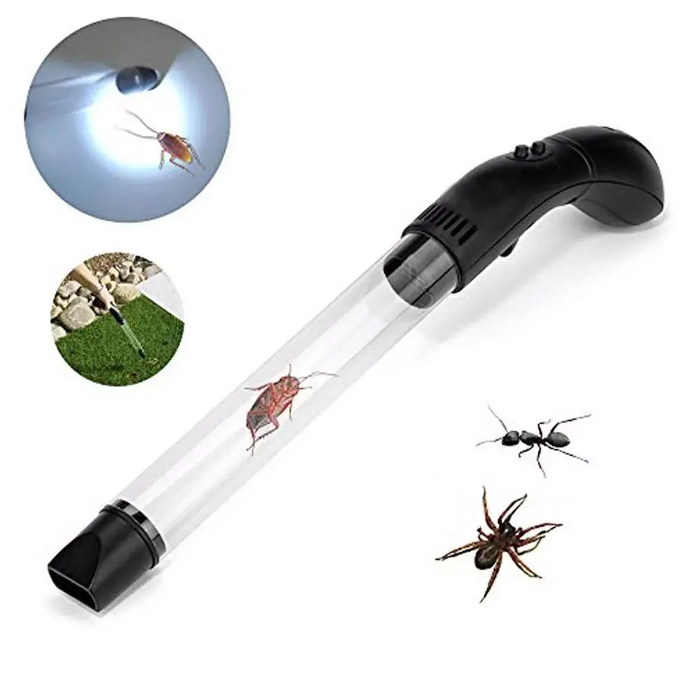 

Insect Trap Catcher LED Insect Suction Trap Catcher Fly Bugs Insect Killer Safety Repellent Pest Trap Control Handheld