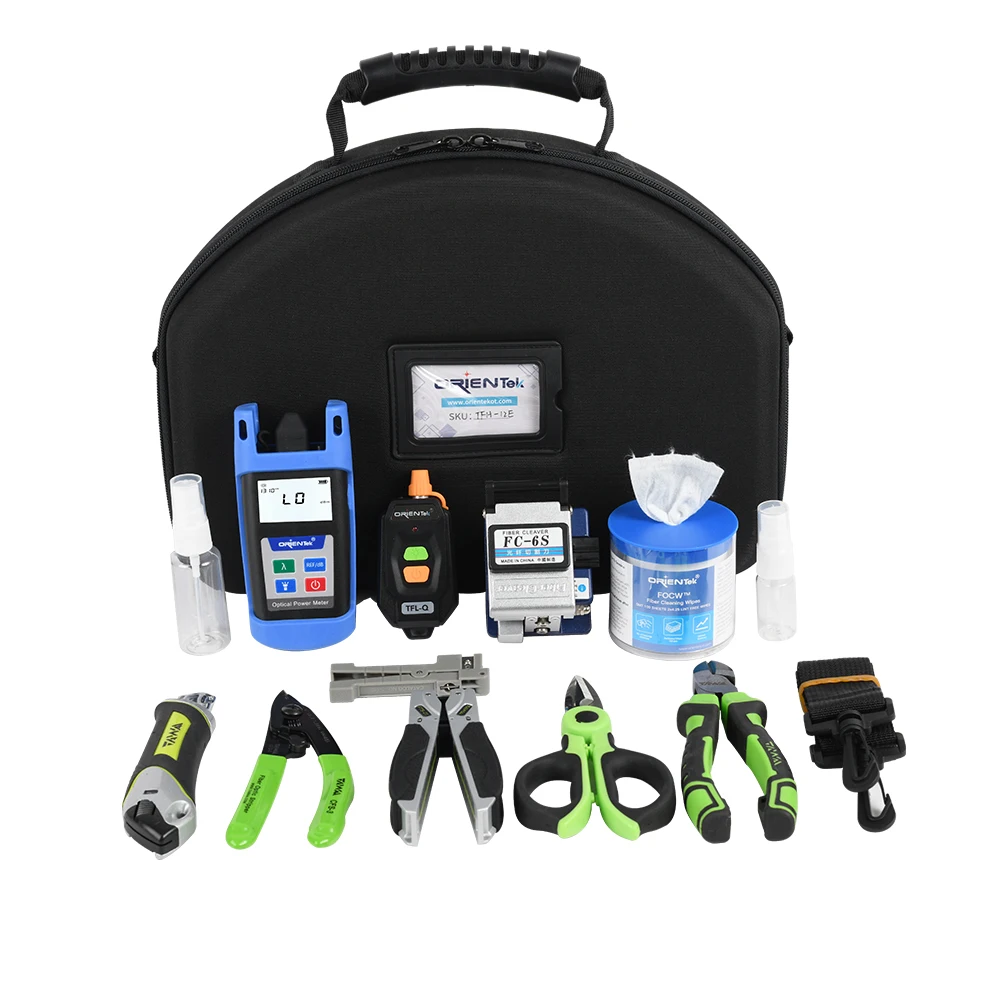 Orientek TFH-12E FTTH волоконно-оптический инструмент с оптическим измерителем мощности