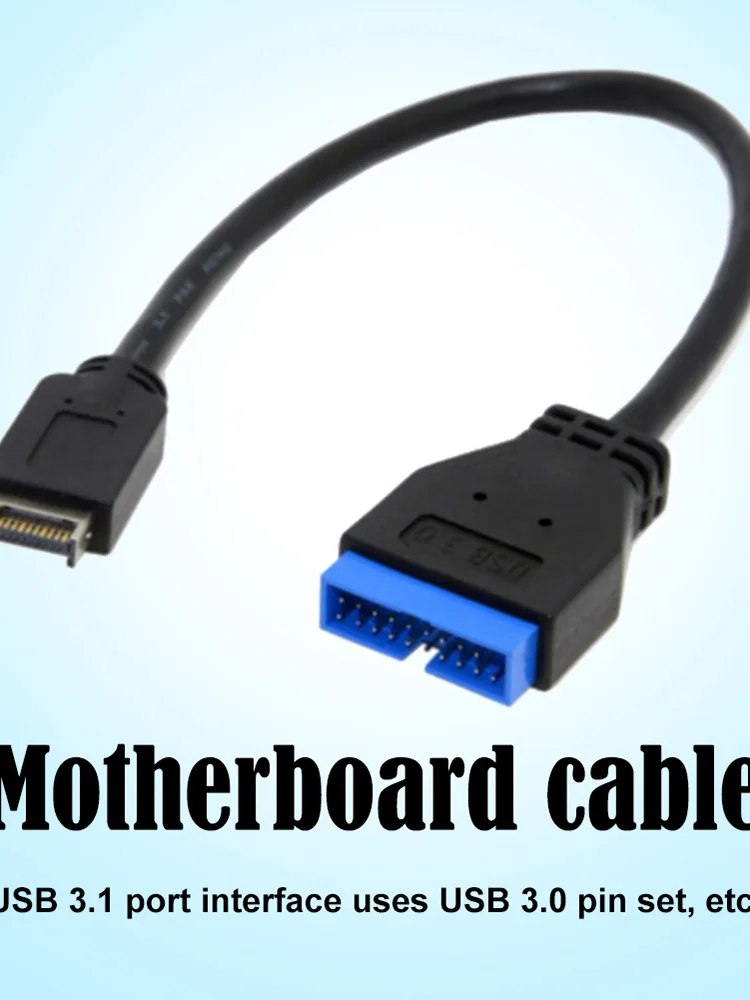 Разъем материнской платы сменный удлинительный кабель USB 3.1 разъем передней