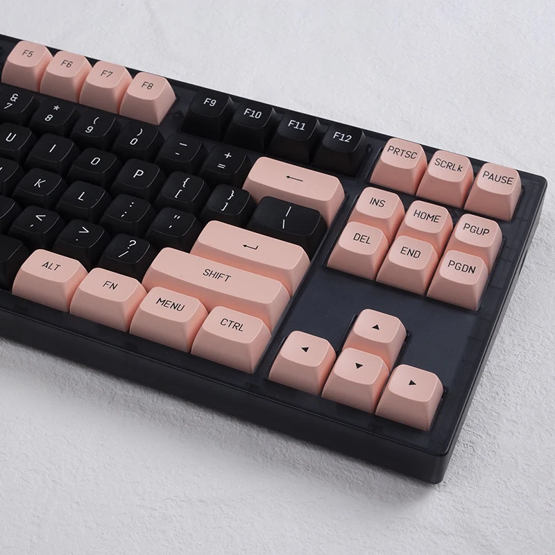 

Similar Cherry Profile Double Shot 149 Keys Keycaps PBT Keycap For Mx Switch Mechanical Keyboard Pink Black Key Cap Custom DIY
