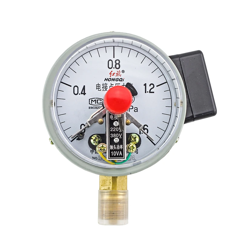 

YXC-100 YXC-150 M20*1.5 Thread Connection Magnetic Aid Electric Contact Pressure Gauge 1Mpa Contact Pressure Switch